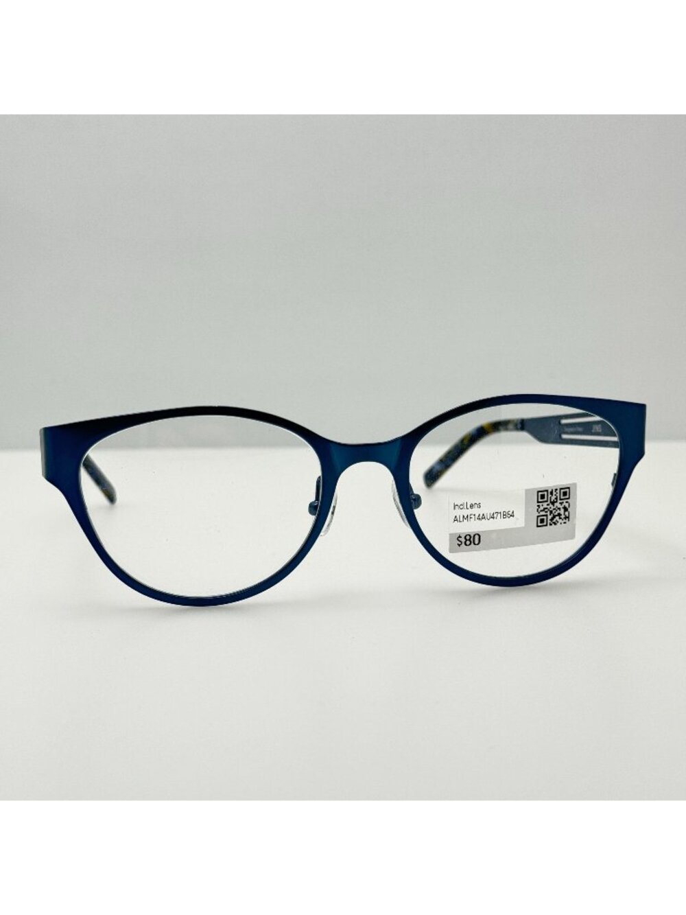 Jins LMF-14A-U471B 54 Eyeglasses Eye Glasses Frames 54-19-140 41.6